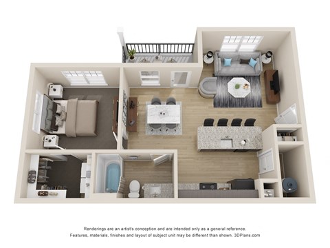 Floor plan for studio